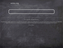 Tablet Screenshot of anixo.org